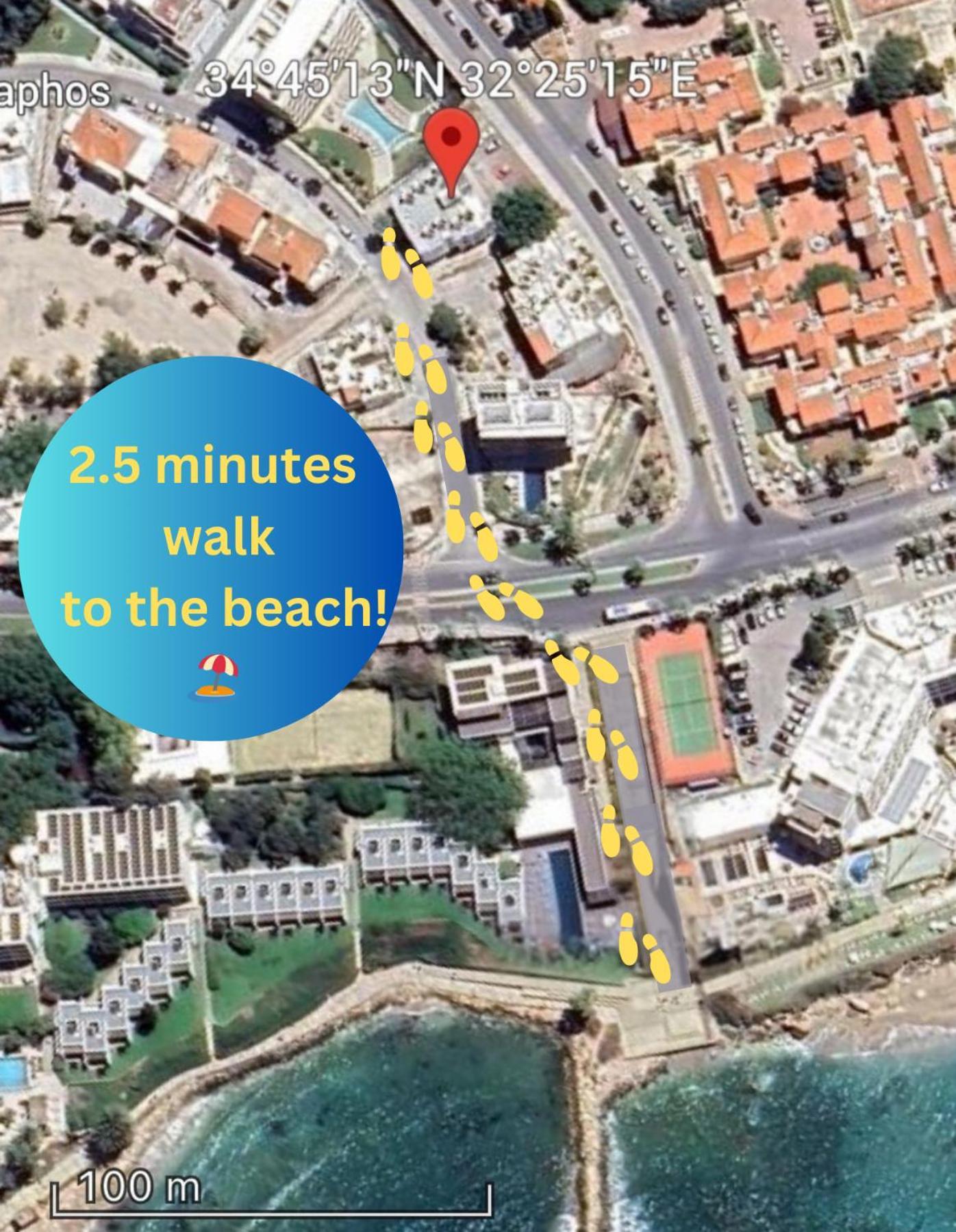 Dreamy 2 Bed Apartment By The Sea Pafos Zewnętrze zdjęcie